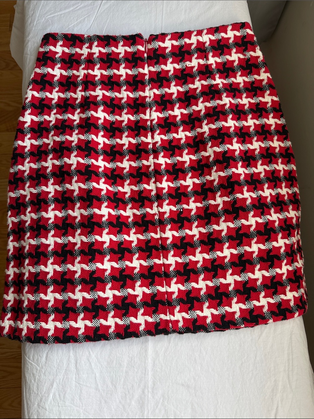 Rinascimento Red, Black & White Textured Houndstooth Top - Picture 7 of 9